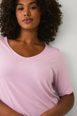 Ellos Plus collection Soft topp med v-hals