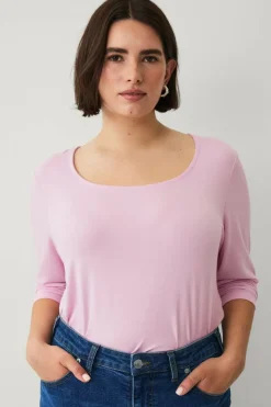 Ellos Plus collection Soft tunika i viskosestrikk