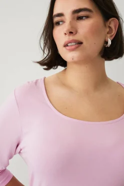 Ellos Plus collection Soft tunika i viskosestrikk