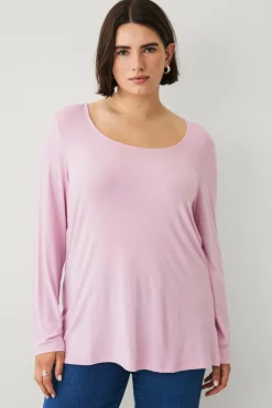 Ellos Plus collection Soft tunika i viskosestrikk