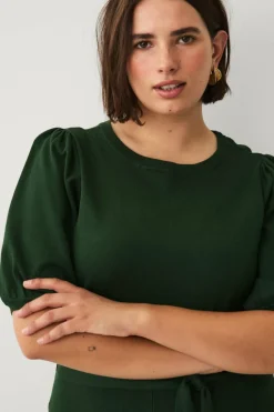 Ellos Plus collection Strikket kjole med kort erme