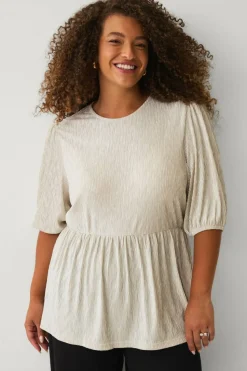 Ellos Plus collection Topp med puffermer