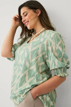 Ellos Plus collection Topp med bobleermer