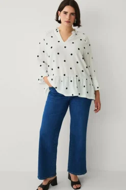 Ellos Plus collection Topp i strukturert jersey