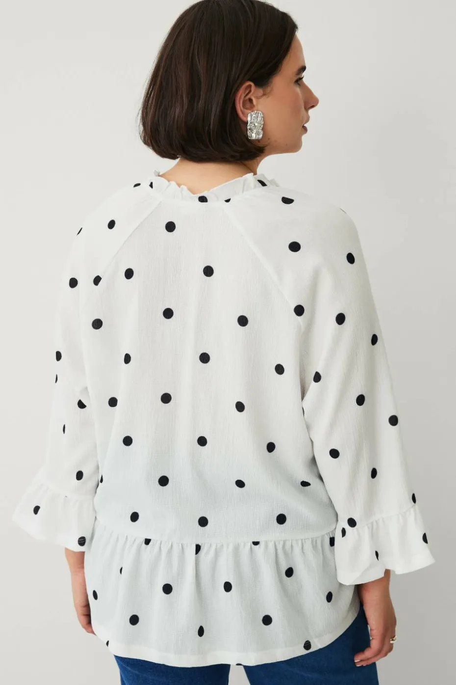 Ellos Plus collection Topp i strukturert jersey