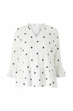 Ellos Plus collection Topp i strukturert jersey