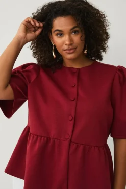 Ellos Plus collection Topp med peplum