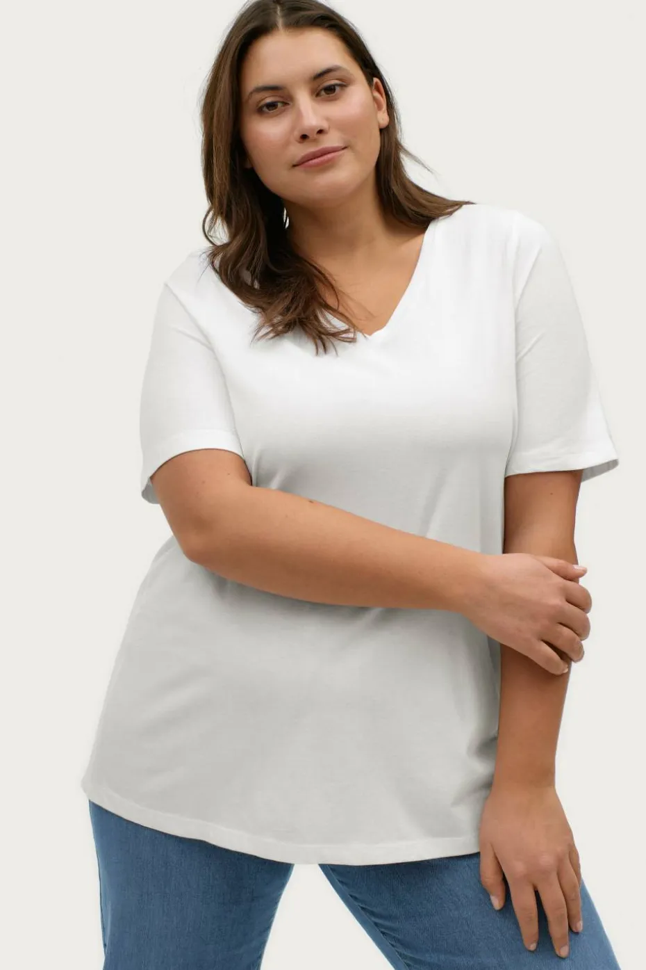 Ellos Plus collection Topp med v-hals