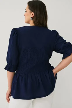 Ellos Plus collection Topp med vaffelsøm