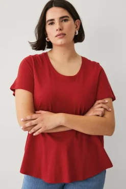 Ellos Plus collection Topp med rund hals