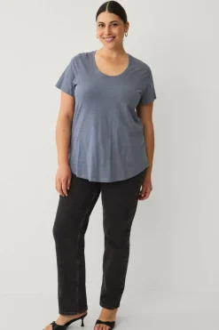 Ellos Plus collection Topp med rund hals