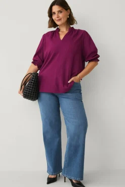 Ellos Plus collection Topp med puffermermer