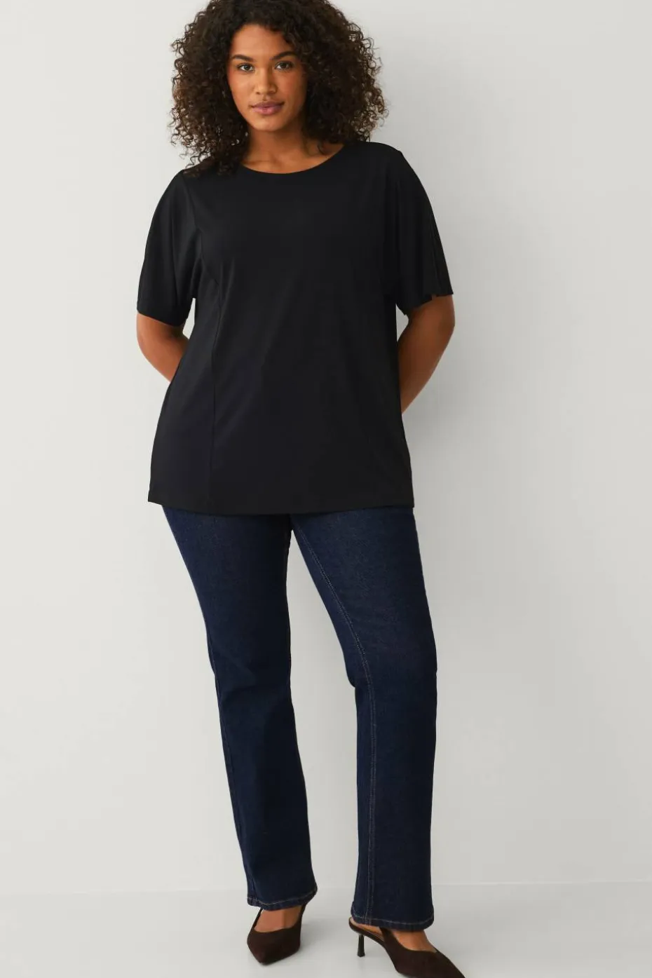 Ellos Plus collection Topp med vide ermer