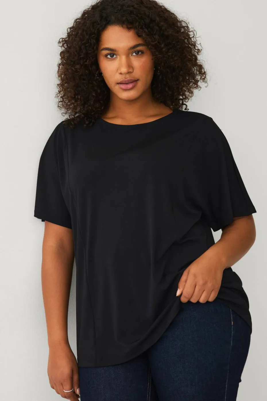 Ellos Plus collection Topp med vide ermer