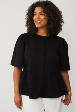 Ellos Plus collection Topp med peplum