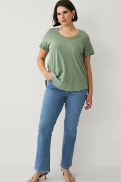 Ellos Plus collection Topp med rund hals