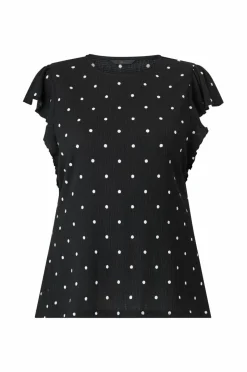 Ellos Plus collection Topp med volangermet