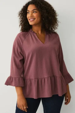 Ellos Plus collection Topp i strukturert jersey
