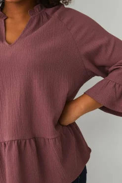 Ellos Plus collection Topp i strukturert jersey