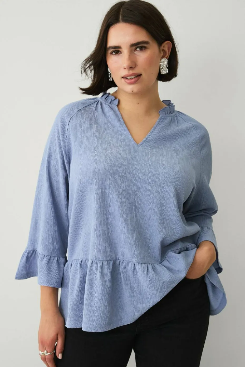 Ellos Plus collection Topp i strukturert jersey