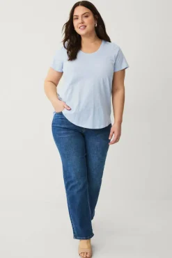 Ellos Plus collection Topp med rund hals