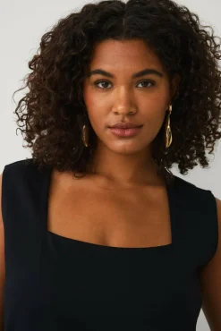 Ellos Plus collection Topp med firkantet hals