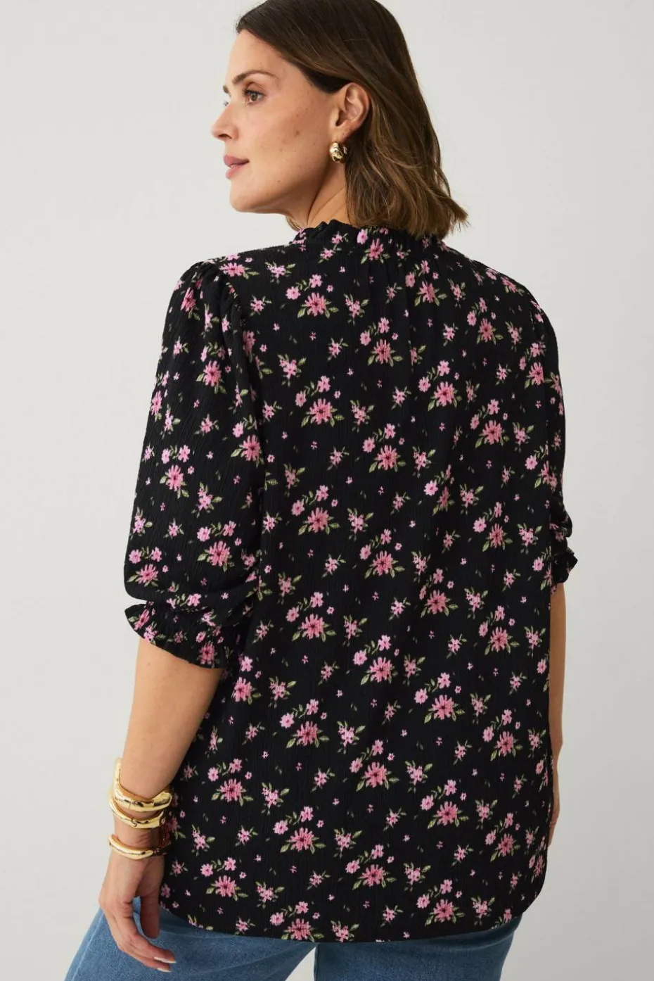Ellos Plus collection Topp med puffermermer