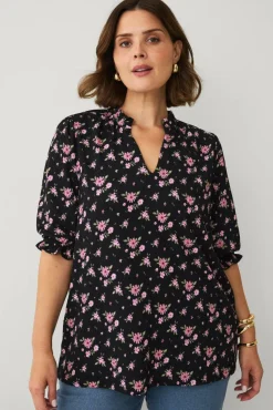 Ellos Plus collection Topp med puffermermer