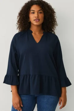 Ellos Plus collection Topp i strukturert jersey