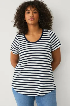 Ellos Plus collection Topp med rund hals
