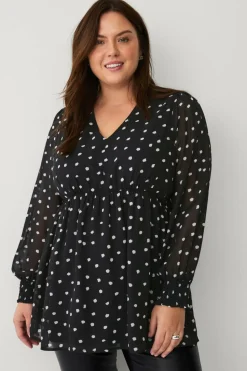 Ellos Plus collection Tunika i chiffon