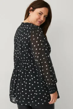 Ellos Plus collection Tunika i chiffon