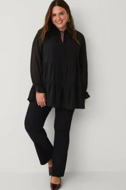 Ellos Plus collection Tunika med volanger