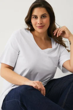 Ellos Plus collection V-formet topp