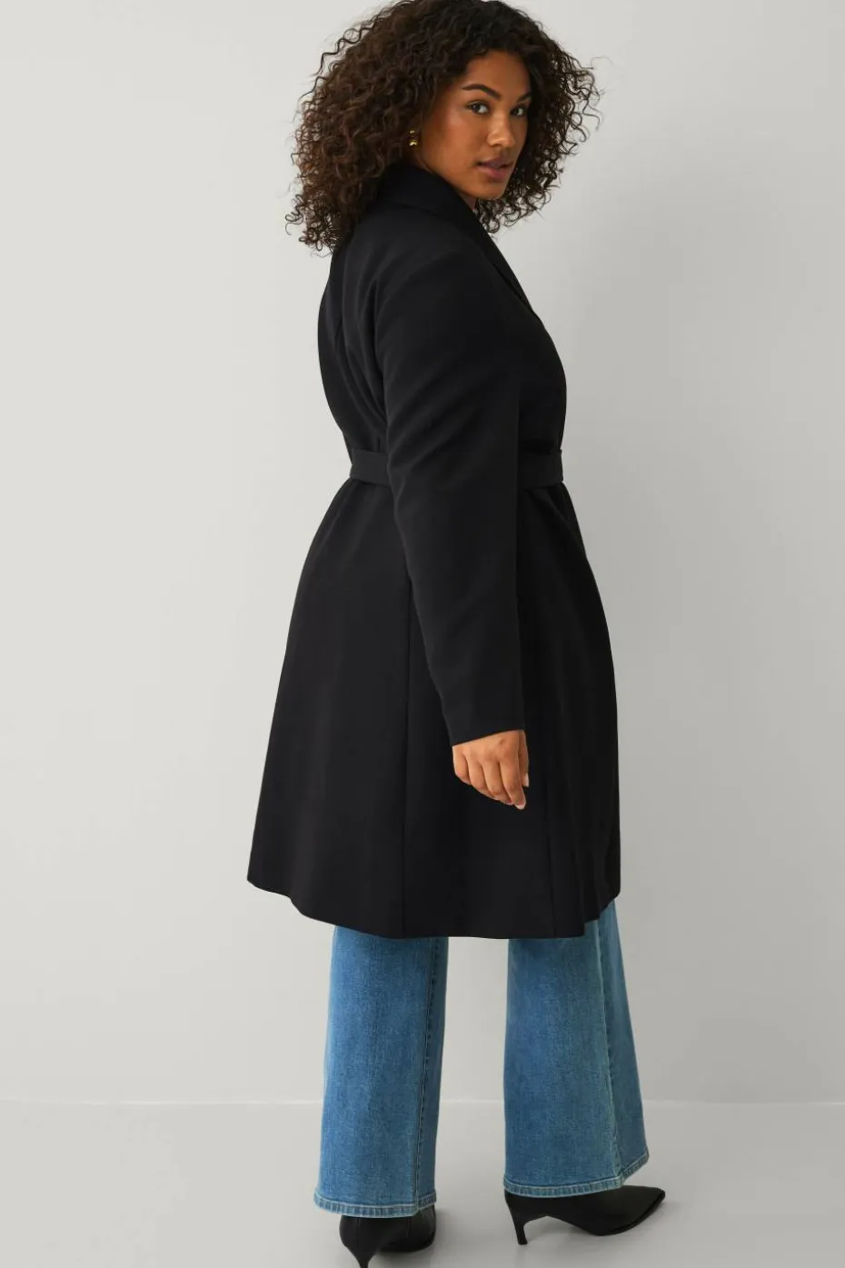 Ellos Plus collection Vårfrakk med et belte