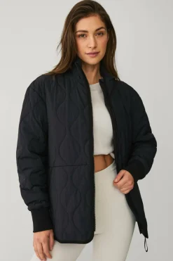 Ellos STUDIO Jakke Oversized Quilted Padded Jacket