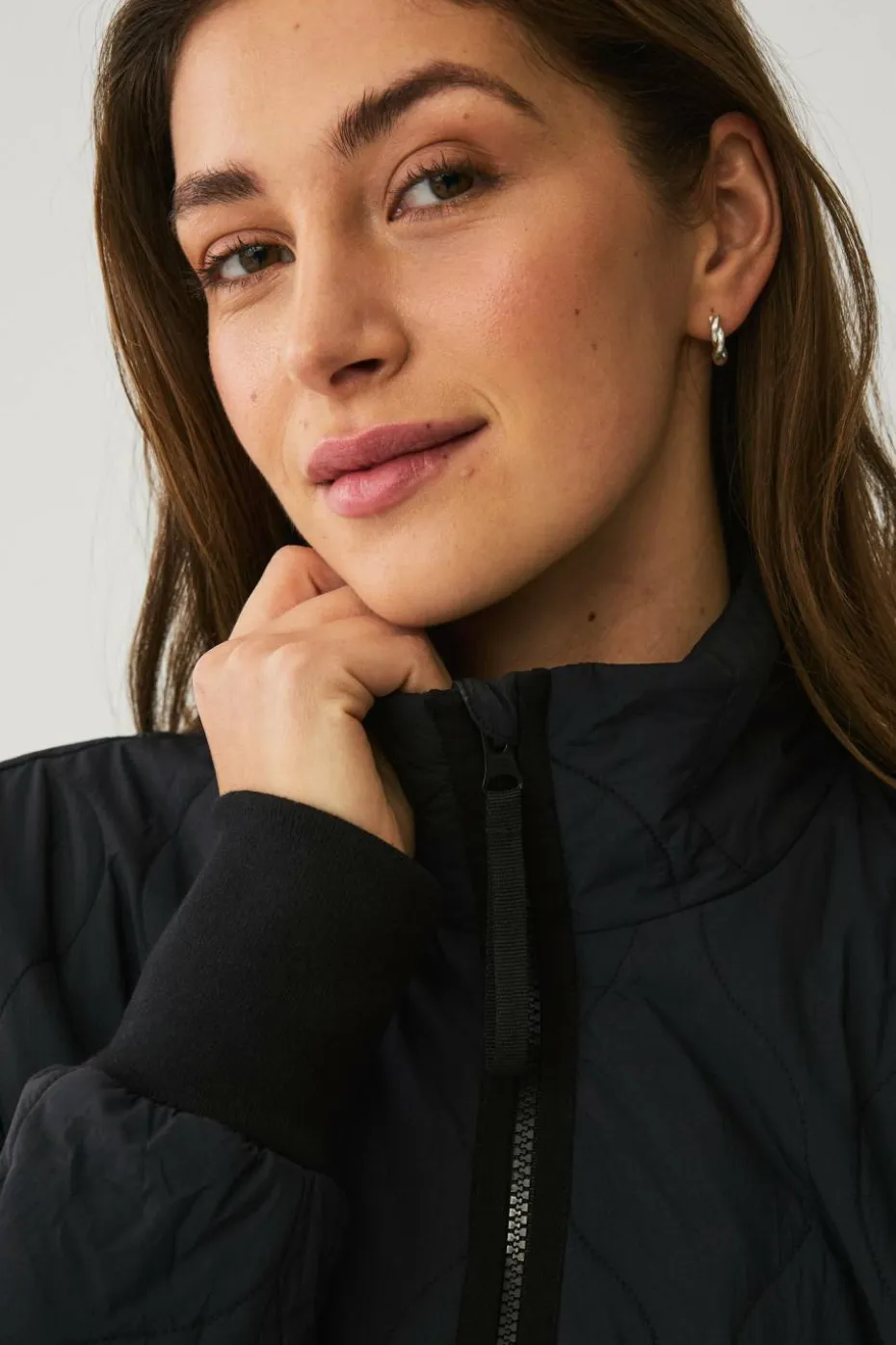 Ellos STUDIO Jakke Oversized Quilted Padded Jacket
