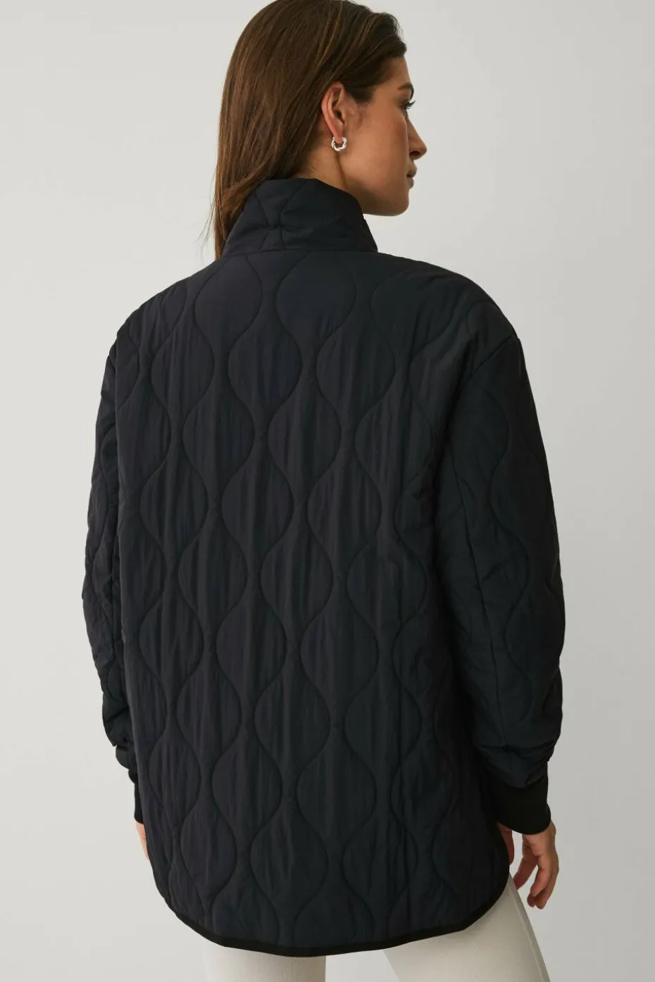 Ellos STUDIO Jakke Oversized Quilted Padded Jacket