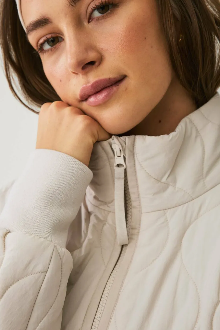Ellos STUDIO Jakke Oversized Quilted Padded Jacket