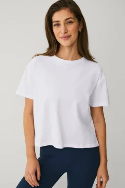 Ellos STUDIO Trenings t-skjorte Boyfriend Tee Cropped