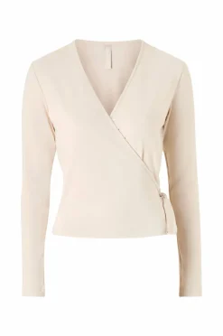 Ellos STUDIO Treningstopp Wrap Top Soft