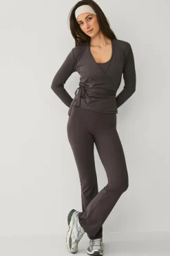 Ellos STUDIO Treningstopp Wrap Top Soft