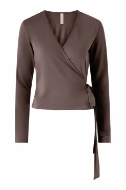 Ellos STUDIO Treningstopp Wrap Top Soft