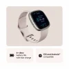 Fitbit Sense 2, Lunar White/Platinum