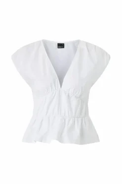 Gina Tricot Bluse Peplum Top