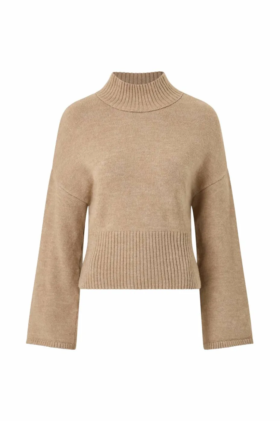 Gina Tricot Pullover Funnel Neck Knitted