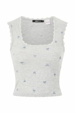 Gina Tricot Topp Homewear Pointelle Top