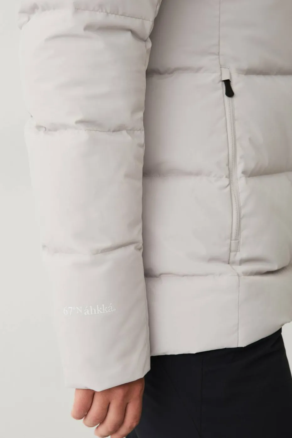 Áhkká Dun jakke Down Jacket w Hood