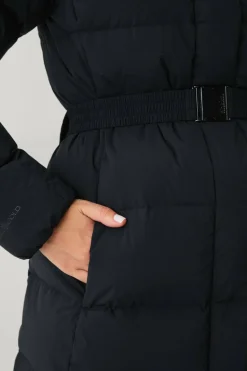 Áhkká Dunfrakk Gold Long Down Coat Matte