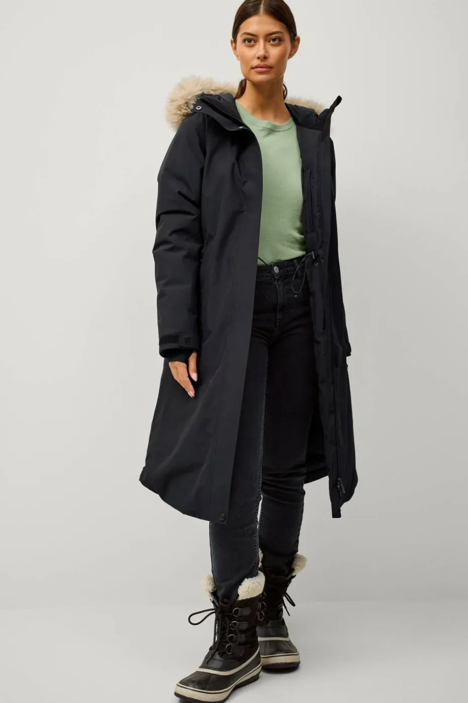 Áhkká Dunparkas Down Parka Polar W